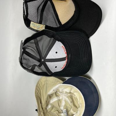 Lot of 3 Snap Back Trucker Baseball Caps Hats