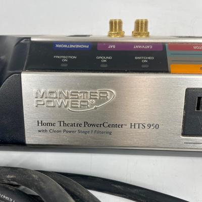 Monster Cable Home Theater Sound System Power Strip and HDMI Cables