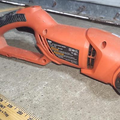 Orange B&D Electric Hedge Trimmers