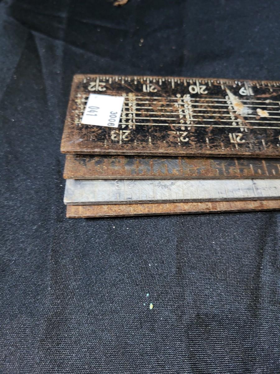 4 vintage carpenter squares