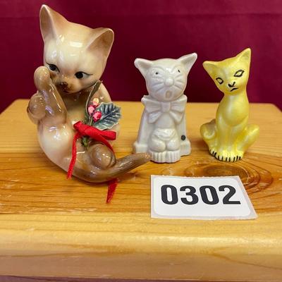 Trio of cats