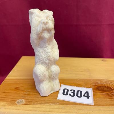 Chalkware Schnauser or Scottie dog