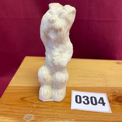 Chalkware Schnauser or Scottie dog