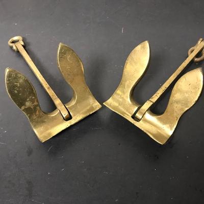 BRASS BOOKENDS