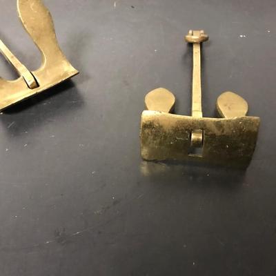 BRASS BOOKENDS