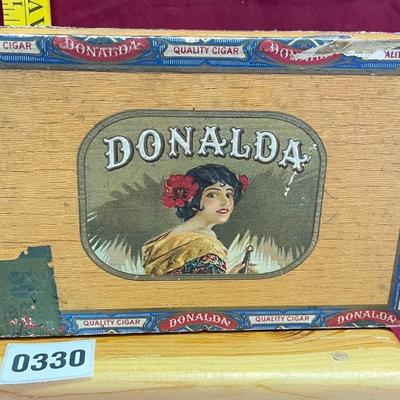 Donalda cigar box
