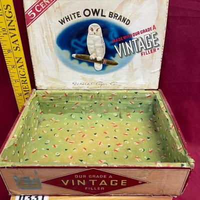 White Owl cigar box