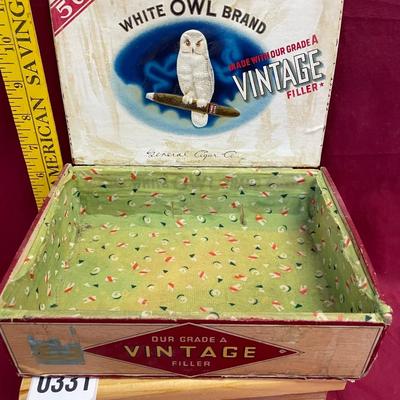 White Owl cigar box