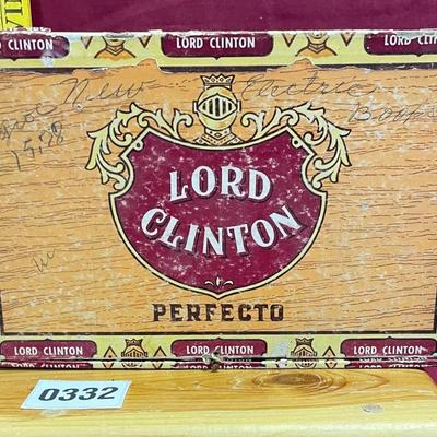Lord Calvert cigar box
