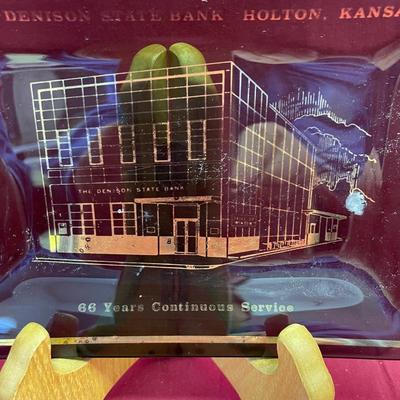 Denison state Bank tray