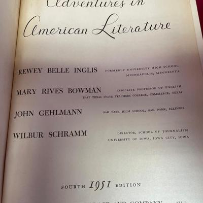 Adventures in American Lit asst.