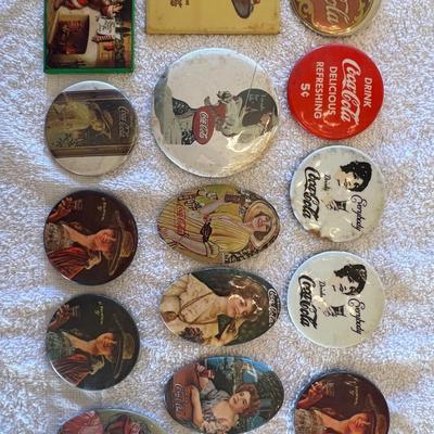 Vintage Hand held Coca Cola Mirrors