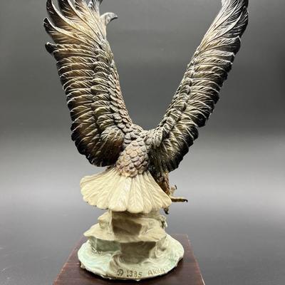 EAGLE LOT of 3! 36" Brass Cast Metal, 18"Cast Aluminum And PUCCI Ceramic. *Read details