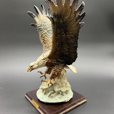 EAGLE LOT of 3! 36" Brass Cast Metal, 18"Cast Aluminum And PUCCI Ceramic. *Read details