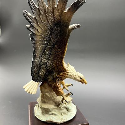 EAGLE LOT of 3! 36" Brass Cast Metal, 18"Cast Aluminum And PUCCI Ceramic. *Read details