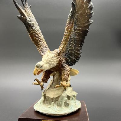 EAGLE LOT of 3! 36" Brass Cast Metal, 18"Cast Aluminum And PUCCI Ceramic. *Read details