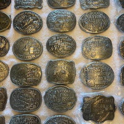 Collection of Hesston Buckles