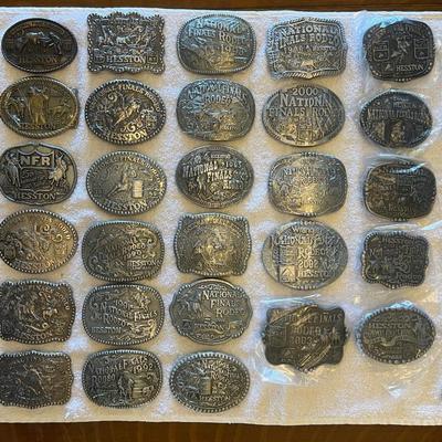 Collection of Hesston Buckles