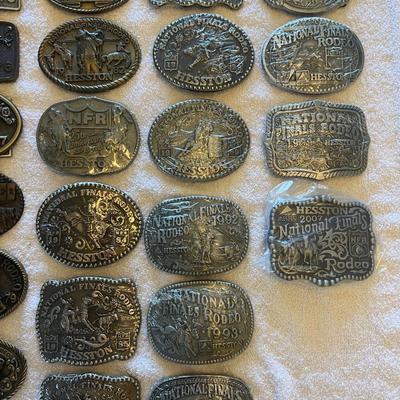 Collection of Hesston Buckles