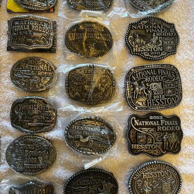 Collection of Youth Hesston Buckles