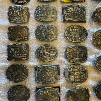 Collection of Youth Hesston Buckles