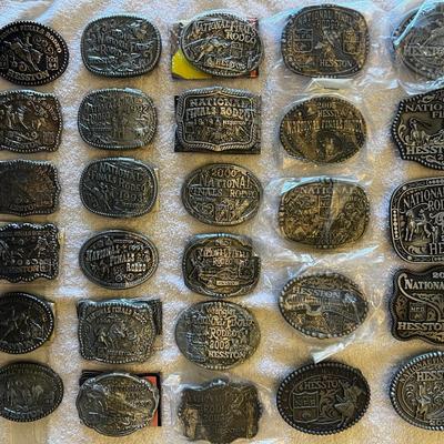 Collection of Youth Hesston Buckles