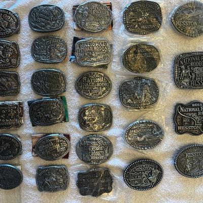 Collection of Youth Hesston Buckles