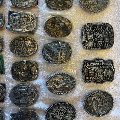 Collection of Youth Hesston Buckles