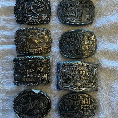 Collection of Youth Hesston Buckles