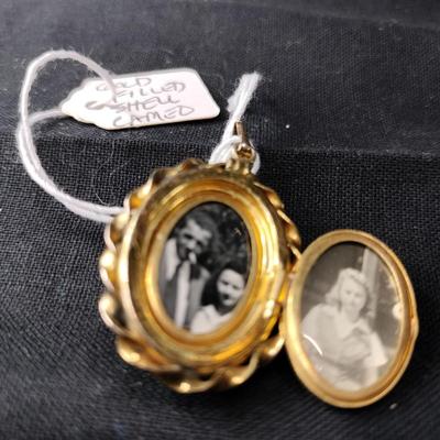 Cameo #1 Locket - 12K Gold-Filled Setting