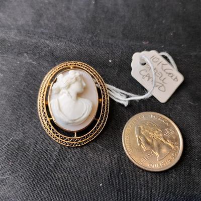 Cameo #3 - 10K Gold Setting