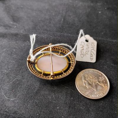 Cameo #3 - 10K Gold Setting