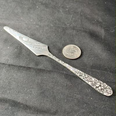 Rare Stieff Repousse Sterling Silver 1933 Chicago's World's Fair Souvenir.