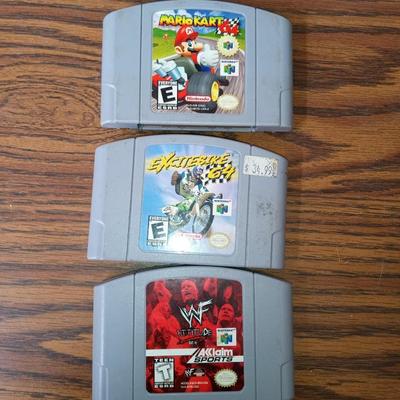 3 NINTENDO 64 GAMES