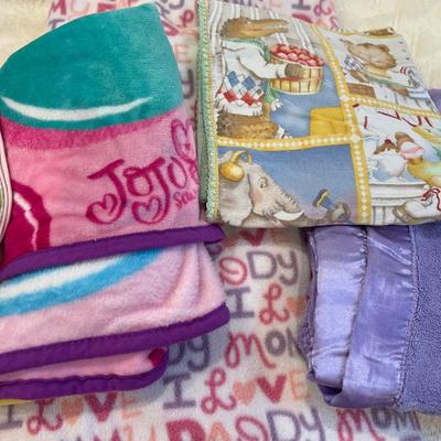 Little girl blankets