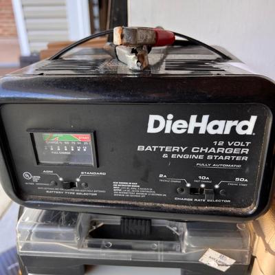 Mixed Garage Lot - DieHard Battery Charger, Rotary Tool Kit, etc