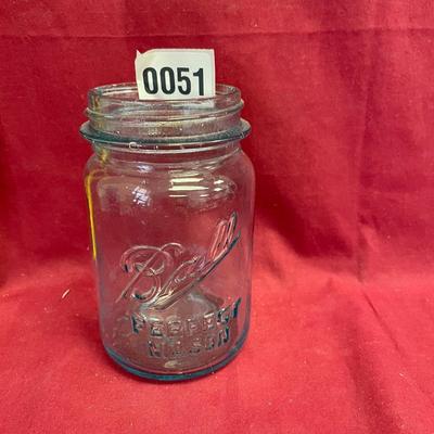 Blue pint Ball jar