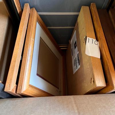 Box Lot Empty Wood Frames