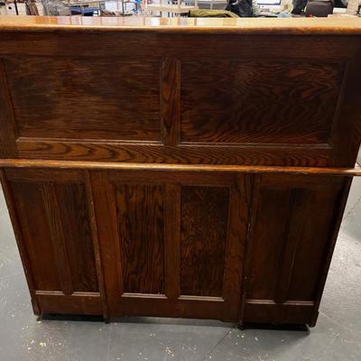 Antique OAK ROLL TOP Desk 