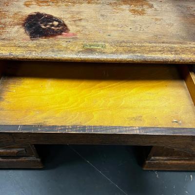 Antique OAK ROLL TOP Desk 