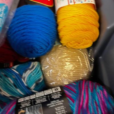 Tote full of Yarn - 22 Gallons of Yarn 