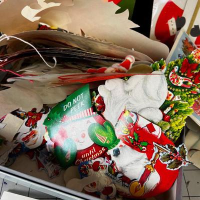 Vintage Gift Labels and Holiday Decoration Labels and Stickers etc. 