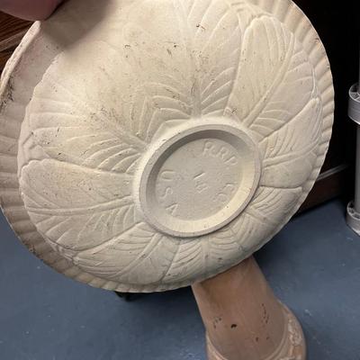 Terra Cotta Bird Bath