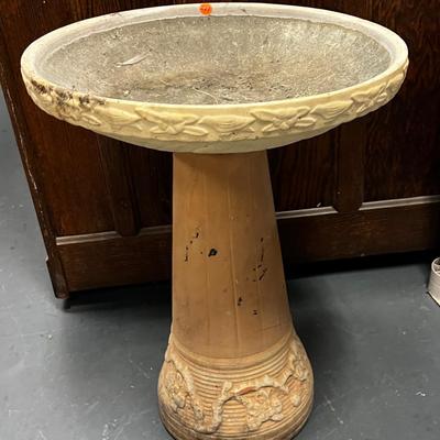 Terra Cotta Bird Bath