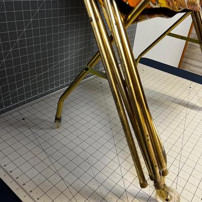 3 TV Trays Set - Yellow Floral 70's 