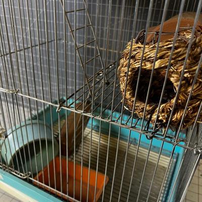 Super Bird Cage With Stuff