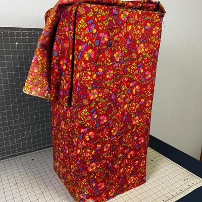 Cool Little Fabric Fruit Crate Hand Crafted with Fabric