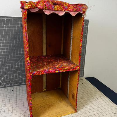 Cool Little Fabric Fruit Crate Hand Crafted with Fabric