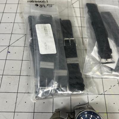 AMATRON Wrist Watches (2) Plus extra Bands 
