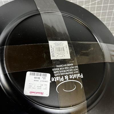 Palate and Plate Gold Chargers (8) NEW 